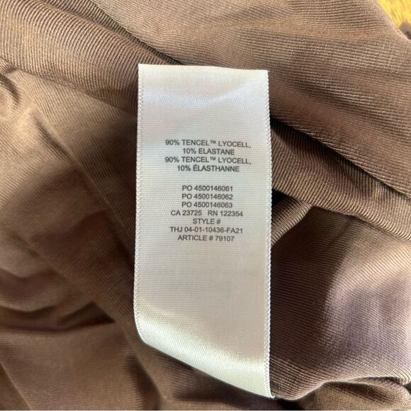 NEW Wilfred Toulouse Caramelized Walnut Noix De Grenoble Thong Bodysuit Sz S - Picture 11 of 11